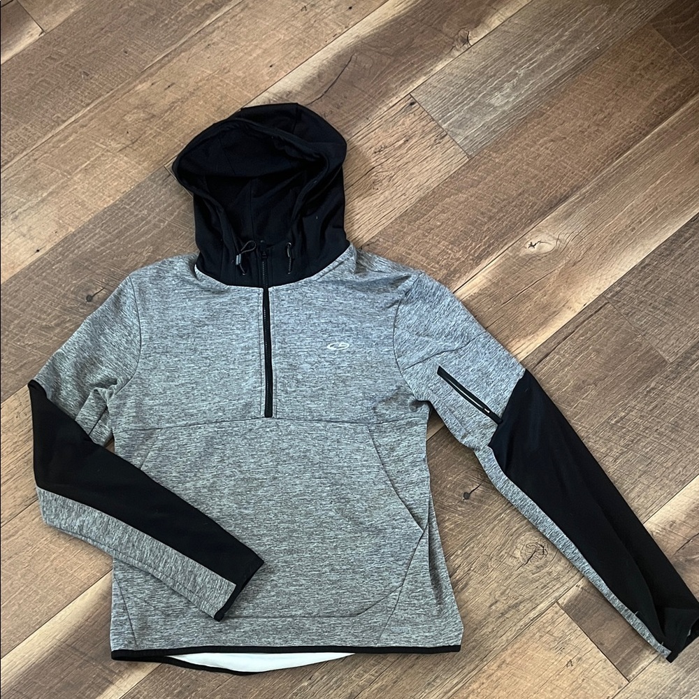 Champion Black and Gray Duo Dry Jacket
